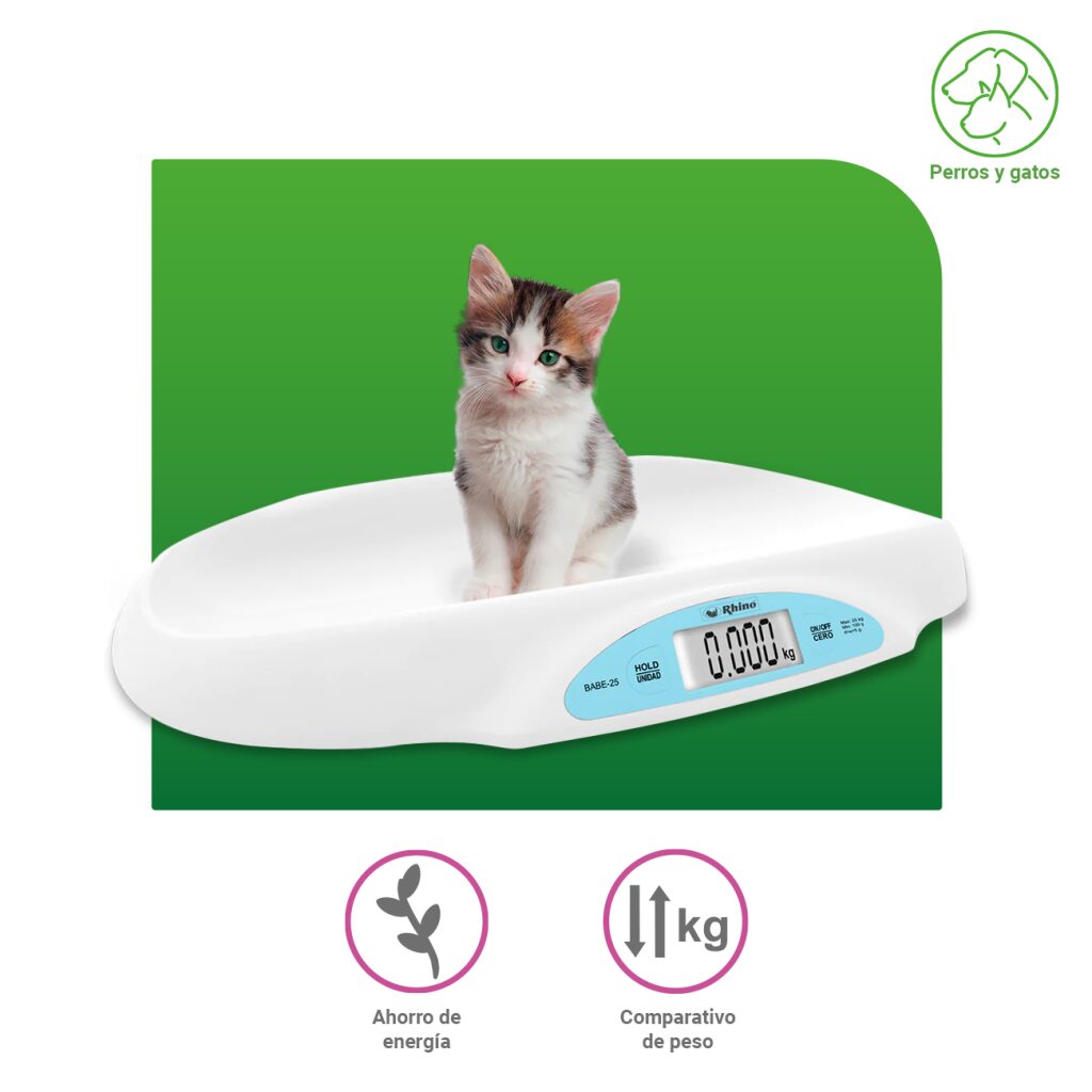Báscula electrónica para animales pequeños