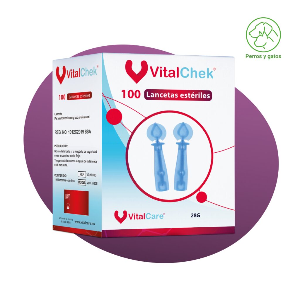 Lancetas estériles VitalChek